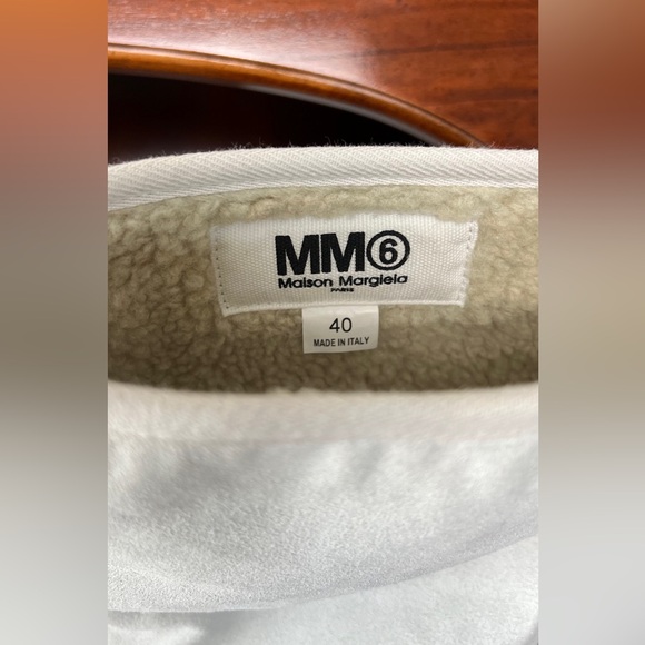 MM6 Titanium Grey Lug Tread Suede Round Toe Moon Snow Boot Size 40 - Picture 4 of 17